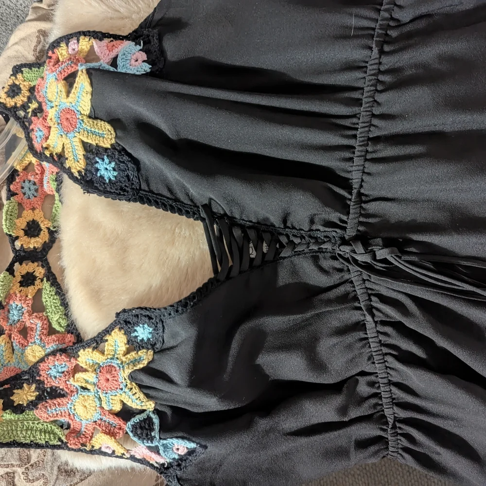 Cache Embroidered Halter - Picture 3 of 5